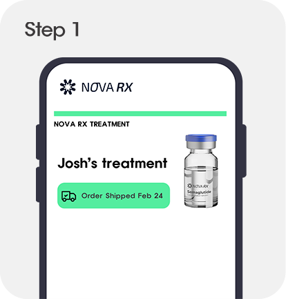 phone showing quiz result